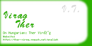 virag ther business card